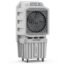 Amplesta Hummer 110L Desert Commercial Air Cooler for Home with 20” Fan, Powerful 125 ft. Air throw, 75mm Honeycomb pads, Inverter Friendly, 3 Speed, Cooler for room; Light Grey (1 Year warranty)