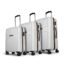 Aristocrat Atlas Set of 3 (Cabin+Medium+Large) Hard Case Trolley Bags, White