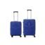 Aristocrat Set of 2 Prime 2 Pc Cabin 55 cm(Small) Check-in 66 cm(Medium) 8 Wheels Trolley Bags for Travel Hard Case Luggage,Lightweight Bag & Combination Lock (Blue) | 3-Year Warranty