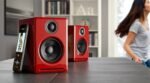 Audioengine A2+ Plus Wireless Speaker Bluetooth | Desktop Monitor Speakers | Home Music System aptX Bluetooth, 60W Powered Bookshelf Stereo Speakers | AUX Audio, USB, RCA Inputs,16-bit DAC