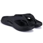 BERSACHE Lightweight Stylish Flip Flop with Sole for Men (Grey)
