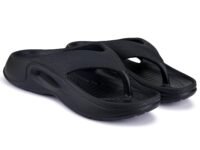 BERSACHE Lightweight Stylish Flip Flop with Sole for Men (Grey)