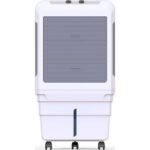 Bajaj DMH 85X 85L Desert Air Cooler | High Air Delivery with Turbo Fan Technology | 3-Side Honeycomb Cooling & 4-Way Swing | Inverter Compatible | 1 Year Warranty【White】