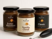 Beany Day Coffee Trio – Hazelnut, Vanilla, Classic (50g Each) | Instant Coffee Pack | Free Frother Inside