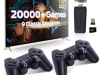 Bestie toys USB Wireless Console Game Stick Video Game Console Built-in Classic Games 8 Bit Mini Retro Controller HDMI Output Dual Player- 4K Ultra HD Game Stick