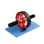 Boldfit Ab Roller For Men & Women. Abs Exercise Equipment For Tummy. Usable In Gym Workout, Home Workout, Abdominal Exercise For Fitness | Anti Slip & Anti Skid Abs Wheel With Knee Mat, Multicolor