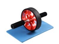 Boldfit Ab Roller For Men & Women. Abs Exercise Equipment For Tummy. Usable In Gym Workout, Home Workout, Abdominal Exercise For Fitness | Anti Slip & Anti Skid Abs Wheel With Knee Mat, Multicolor