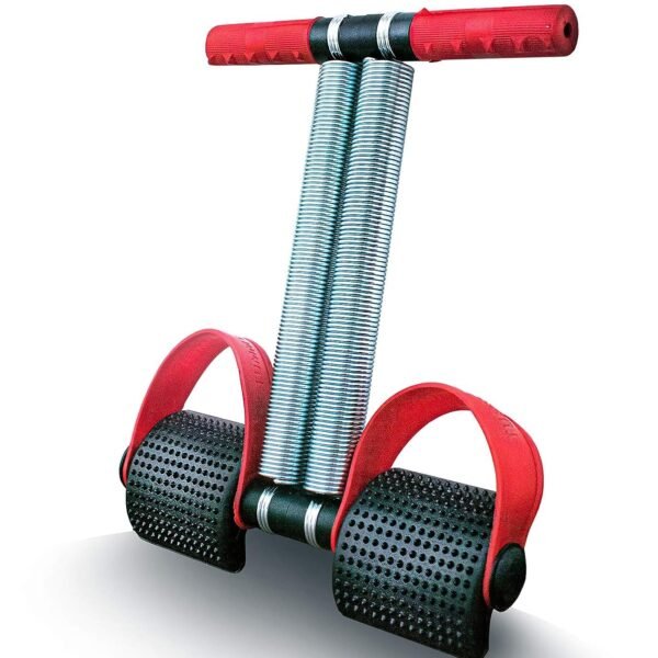 Boldfit Double Spring Tummy Trimmer Men and Women for Abs Workout Stomach Exercise Machine for Women and Men Exercise in Gym, Home for Abdominal, Belly Exercise Waist Trimmer, Tummy Twister Red