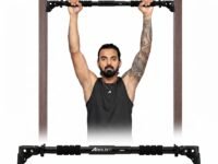 Boldfit Pull Up Bar Door for Home Workout (200Kg) - Gym Equipment for Home Workout | Adjustable Door Way Chin Up Bar for Home Workout for Kids & Adults | PullUp Bar for Men & Women | Anti-Skid Grip (72-104 CM)