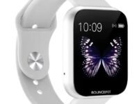 Bouncefit D20 Y68 Fitness Band Smart Watch for Men, Women, Boys, Girls, Kids – Single Touch Interface, Water Resistant, Workout Mode, Quick Charge Sports Smartwatch – White