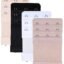 Bra Extender 3 Hooks, Rows Elastic Bra Band Hook Strap Extensions For Women, Pack Of 4