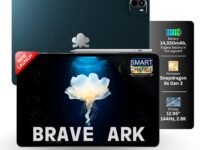 Brave Ark (SmartChoice) Android Tablet with Pen| 12.95"(32cm) 2.8K 144Hz Display| Snapdragon 8s Gen 3| AI-Enabled|12GB RAM, 256GB ROM| Segment's Biggest 14550mAh Battery| 8 Speakers|WiFi|Galactic Blue