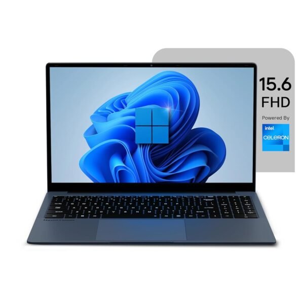 BrowseBook 15.6" FHD IPS Laptop | Best Student & Office Work Laptop | Celeron N4020 | 8GB RAM | 256GB SSD | Windows 11 | Num Pad | 38Wh | 1.5kg | Grey