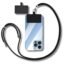 CRYSENDO Universal Cell Phone Lanyard With Adjustable Strap | Phone Necklace Comfortable Around The Neck, Compatible with All Smartphones | Multipurpose, Used For Badge & Key (Black)