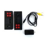 Careflection Plug & Play Wireless Video Game for Kids (8 bit Retro Built-in Games) for up to 2 Players-Multi Color