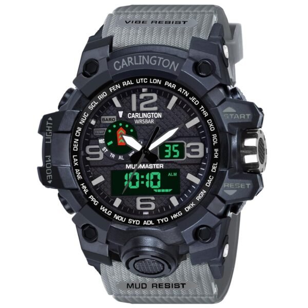 Carlington Resin Endurance Analog-Digital Sports Watch for Men and Boys-Ct 3344