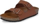 Centrino Mens 7313 Cushion Sliders/Slippers | PU Padding on the Footbed | Bounce Back Technology | Comfortable & LightWeight | Waterproof & Everyday Flip Flops for Gents