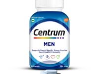 Centrum Men - Multivitamin Tablet for Men | With 23 Vital Nutrients including Zinc, Magnesium, Vitamin B, C, D, Calcium for Energy, Immunity, Muscles and Overall Health | Veg - 50 tablets