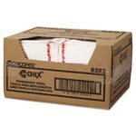 Chix 8252 Food Service Towels, 13 x 21, Cotton, White/Red (Case of 150)