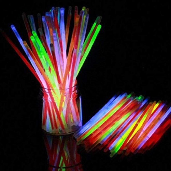 Chocozone Light up Toys Glow Sticks Mixed Colors Party Favors Supplies for Kids Birthdays (Glow Bracelets,Multicolor) (Pack of 50)
