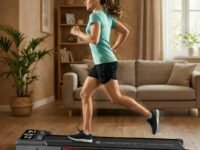 Cockatoo Smart-Walk 2A Slimmest Walking Pad for Home 2HP-3.5HP Peak, Under Desk Treadmill for Home Use, 3 Level Manual Incline, Max User Weight 110Kg