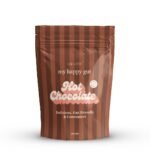 Cosmix My Happy Gut Hot Chocolate | For Improved Digestion & Overall Gut Health | Zero Refined Sugar, No Preservatives | Plant Based | Just add water & Enjoy | 200 gm - Makes upto 14 Cups