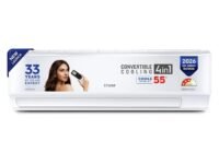 Cruise 2 Ton 3 Star Inverter Split AC (CWCVBM-VQ1D243, White) | Fast Heavy Duty Cooling at 55 °C | 2026 BEE Rated |100% Copper | Convertible 5-in-1 | PM2.5 Filter | Auto-Clean