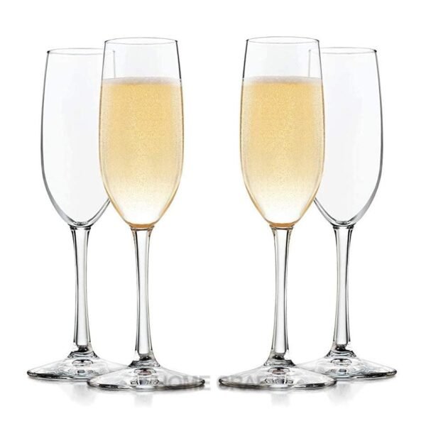 Crystal Wine Glass Wine Compatible as Glass with Stem Stylish and Unique Wine Glass (4)