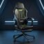 DROGO Phantom Ergonomic Gaming Chair with Premium PU Leather Fabric, Linkage Armrest, Adjustable Neck & Lumbar Pillow | Computer Chair for Study | Home & Office Chair with Recline (Black/Green)