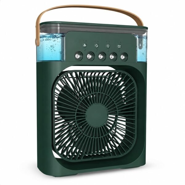 DRUMSTONE(Your Summer Comfort Shield | 5 Year warranty Included) Portable Air Cooler Fan Rechargeable Powerful Personal Cooling Fan with Water Tank & Mist Spray for Home Office Travel Power Cut Use