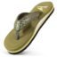 Duosoft Men's Slipper Flip Flops, Black, Anti-Skid Rubber Sole, Superior Shock Absorption, Strong Arch Support, Super Soft