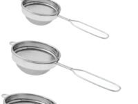 Dynore Set of 4 Classic Wire Handle Tea Strainers in 4 Different Sizes