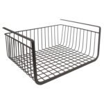 EITHEO Under Shelf Storage Basket - Maximize Kitchen Space with Powder Coated Under Cabinet Storage Organizer | 12 Inch (Pack of 1)
