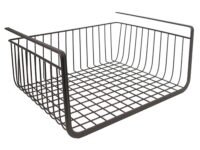 EITHEO Under Shelf Storage Basket - Maximize Kitchen Space with Powder Coated Under Cabinet Storage Organizer | 12 Inch (Pack of 1)