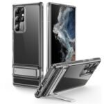 ESR for Samsung Galaxy S22 Ultra Case with Stand, 3 Kickstand Modes, Clear | Supports Wireless Charging, Military-Grade Drop Protection, TPU, Slim