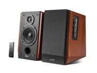 Edifier R1700BT Bluetooth Bookshelf Speaker - Active Near-Field Studio Monitors - Powered Speakers 2 Setup Wooden Enclosure - 66w RMS