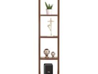 Engineered Wood Bookcase, Display Rack, Books Storage Organizer, Bookshelf for Home Furniture, Cabinet for Bedroom, Office, Living Room (Brown, 4 Shelves) (DIY)