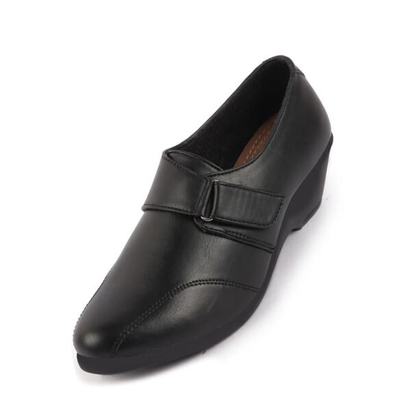 FAUSTO Women's Outdoor Fashion Hook and Loop Platform Heel Wedges