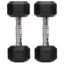FITRXX Rubber Coated Hexa Dumbbell Set (7.5 kg Pair) | Professional Exercise Dumbbells for Men & Women | Home Gym Equipment for Full Body, Upper & Lower Body Strength Training | Anti-Slip Handle