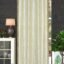 FRESH FROM LOOM Window Floral Blackout Curtains 5 Feet Long,High Tenacity Yarn Polyester Grommet Punch Premium Screens for Home Office,Prada for Living Room Bedroom,Dust Repellent(Cream,1pc Only)