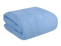 Fezora Microfiber Bath Towel for Men & Women – Large Size 70x140 cm, 400 GSM, Ultra Soft, Quick Dry, Lightweight & Super Absorbent Towel for Bathroom, Gym, Spa, Travel & Swimming (Light Blue)