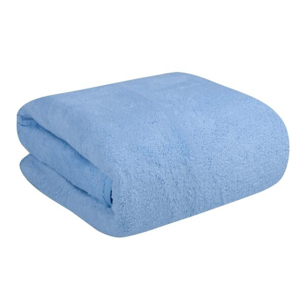 Fezora Microfiber Bath Towel for Men & Women – Large Size 70x140 cm, 400 GSM, Ultra Soft, Quick Dry, Lightweight & Super Absorbent Towel for Bathroom, Gym, Spa, Travel & Swimming (Light Blue)