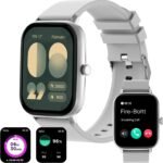 Fire-Boltt Ninja Call Pro Max 51.05mm (2.01 inch) Display Smart Watch, Bluetooth Calling, 120+ Sports Modes, Health Suite, Voice Assistance (Grey)