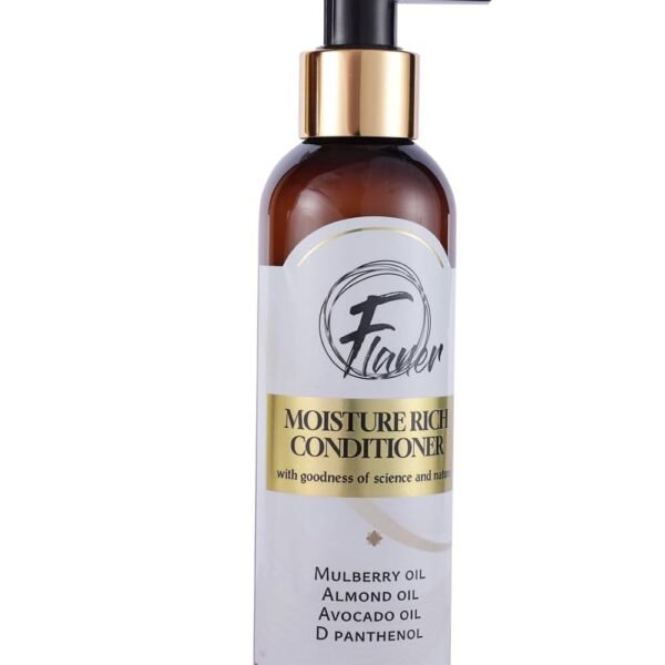 Flaner Moisture Rich Hair Conditioner for Dry & Frizzy Hair | Mulberry, Almond & Avocado Oils with D-Panthenol | Nourishing Damage Repair for Smooth, Soft Hair | 200ml