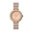 Fossil Stainless Steel Women Karli Rose Gold Dial Analog Watch Bq3181, Rose Gold Band