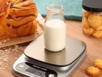 GADGETRONICS Digital Kitchen Weight Scale Food Weight Machine For Health, Fitness, Home Baking & Cooking (10 Kgs, 1 Year Warranty & Batteries Included), Black