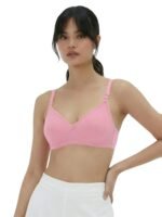 GRECIILOOKS Bra for Women Non Padded | Wirefree Everyday Wear Bra for Woman | Comfortable Cotton Ladies Bras | Full Coverage Everyday Bras