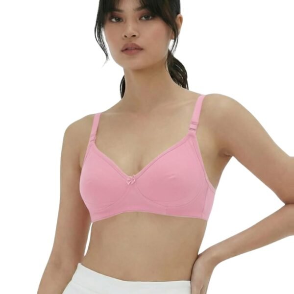 GRECIILOOKS Bra for Women Non Padded | Wirefree Everyday Wear Bra for Woman | Comfortable Cotton Ladies Bras | Full Coverage Everyday Bras