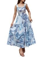 GRECIILOOKS Maxi Dress for Women | Long One Piece Outfit | Casual Western and Stylish Party Outfit | Trendy Summer Fashion for Womens