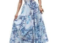 GRECIILOOKS Maxi Dress for Women | Long One Piece Outfit | Casual Western and Stylish Party Outfit | Trendy Summer Fashion for Womens